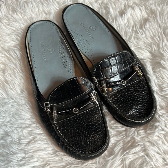 cole haan leopard mule